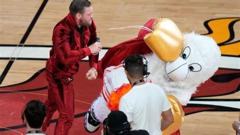 Violent Outburst: Cpnor's Punch Sends Mascot into Shock